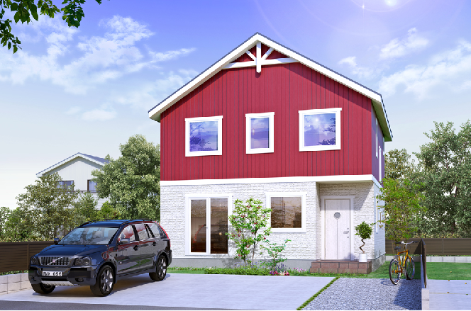 まあさの家の外観｜神奈川県の輸入住宅費用相場